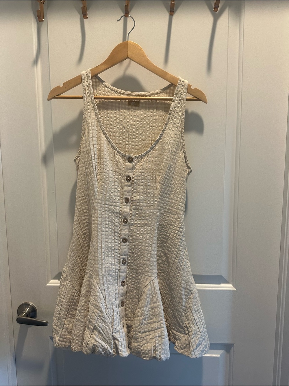 Free People bubble hem mini dress